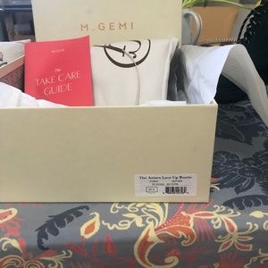 M. Gemi - Size 37.5 Lace up Booties